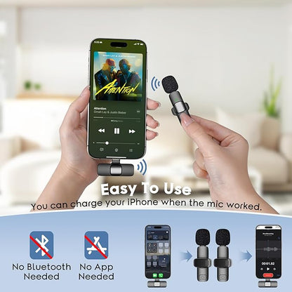 WIRELESS MICROPHONE PACK ( TYPE-C & IOS USB )