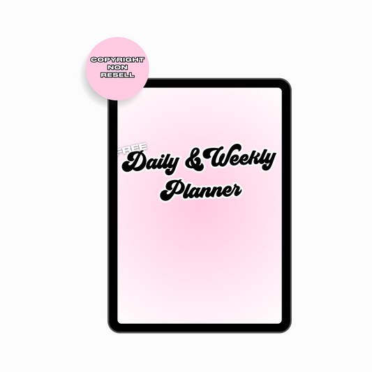 FREE DAILY & WEEKLY PLANNER